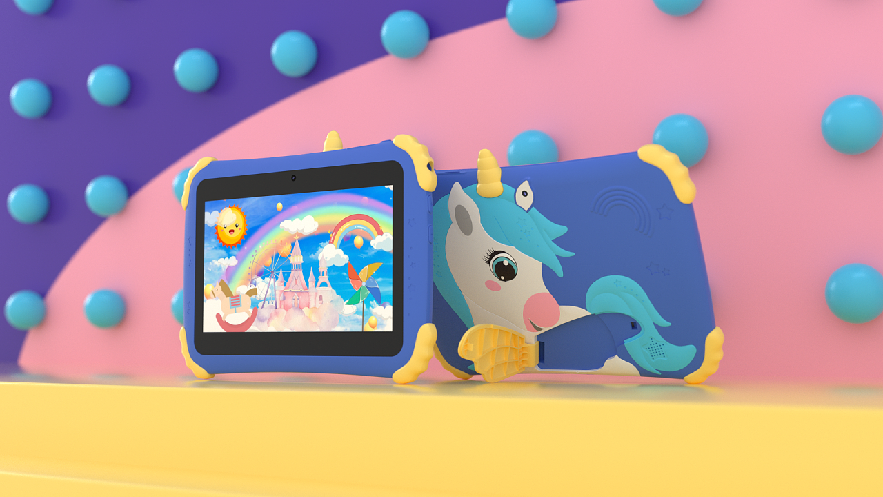 魔力新生 OC渲染技術(shù)下的獨角獸兒童平板電腦產(chǎn)品動畫探秘